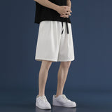 Men White Shorts Casual Summer Men's Beach Pants