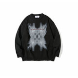 Man Fall Outfits Vintage Sweater Men's and Women's High Street Fashion Brand Pullover Sweater Top