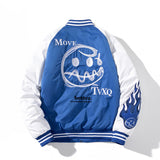 Varsity Jacket Fall/Winter Jacket Men'S Embroidery Loose