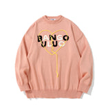 Men Sweater Letter Embroidered Knitwear Men's Pullover