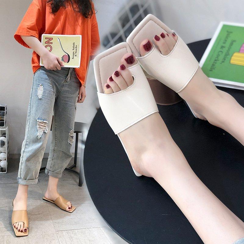 Women Open Toe Sandals Flats Summer Flat Sandals