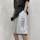 Men White Shorts Summer Shorts Men's Wide Sports Casual Pants