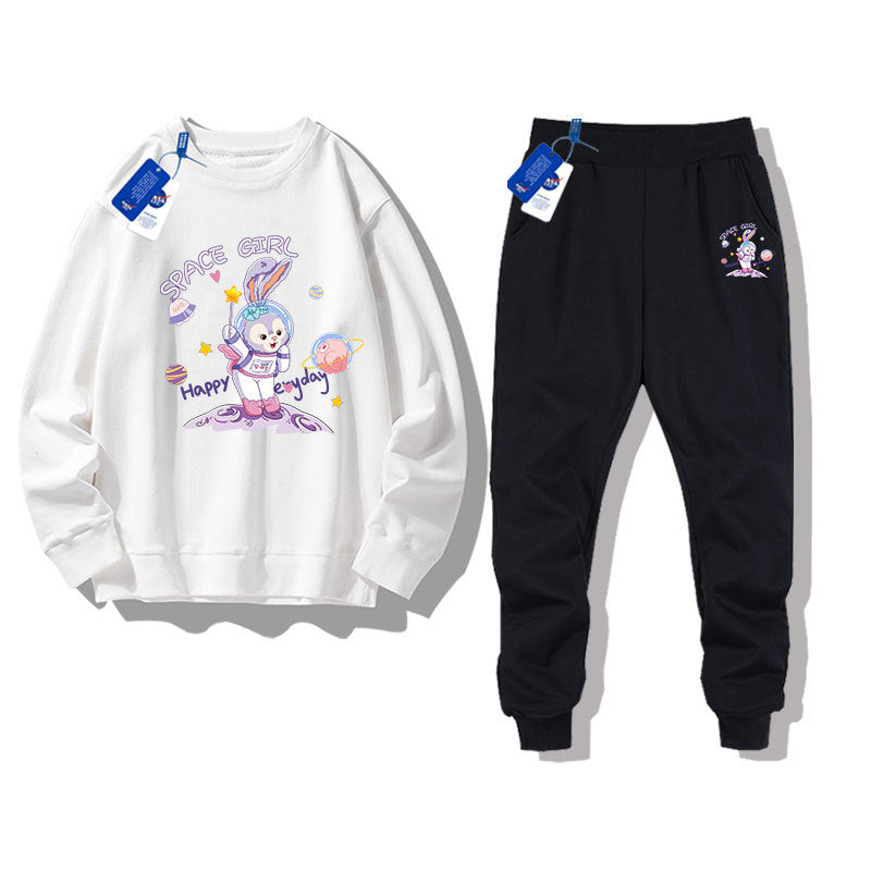 Nasa Children Sweatshirt & Pant Set Nasa Sweater Set Cute Girls' Two Pieces