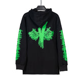 Pop Smoke Vlone Hawk Em Hoodie Angel Wings Printing