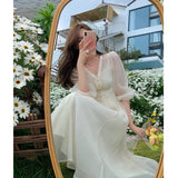 Regency Dress French Strap Floral Dress