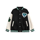 Valentine's Day Jacket Heyhenry Autumn and Winter Fleece-Lined Thickened Assorted Colors Love Letter Baseball Uniform Couple's Tops Coat for Men and Women