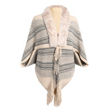 Women's Cardigan Sweater Coat for Autumn and Winter Shawl Cape
