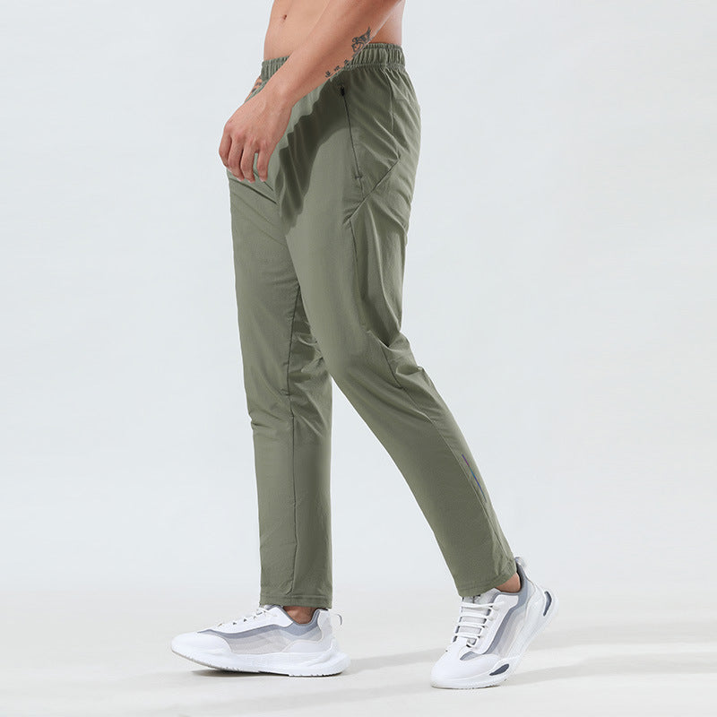 Sweat Wicking Pants Loose Breathable Ice Silk Quick-Dry Pants