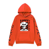 Anime Hoddies One Piece Anime Sweater Straw Hat Luffy Printed Hoodie Autumn Winter Sweater Men