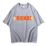 Vlone T Shirts Pikachu Casual Loose Printed Short Sleeve T-Shirt