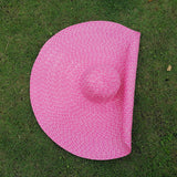 Big Hats Spring/Summer Big Brim Straw Hat Beach Sun-Proof