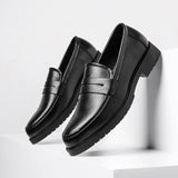 Men's Loafers Relaxedfit Slipon Loafer Men Shoes Summer Brown British Loafers Trendy Casual