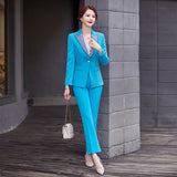 Interview Suit Women Suit Female Autumn Fashionable Jacket Slim-Fitting Suit