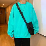 Men's Sweatshirt Fall Loose Crew Neck Top T-shirt