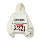 Kanye West Sunday Service Hoodie Distressed Three-Dimensional Foam Loose Men'S And Women'S Hoodies