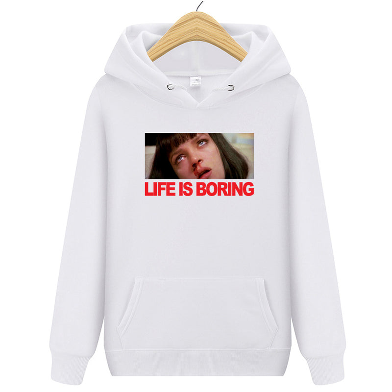 Adolescence Sweatshirt Sweatshirt Printing plus Velvet Hoodie