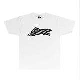 Ice Cream Running Dog T Shirt Loose Printed Audio Rap T-shirt
