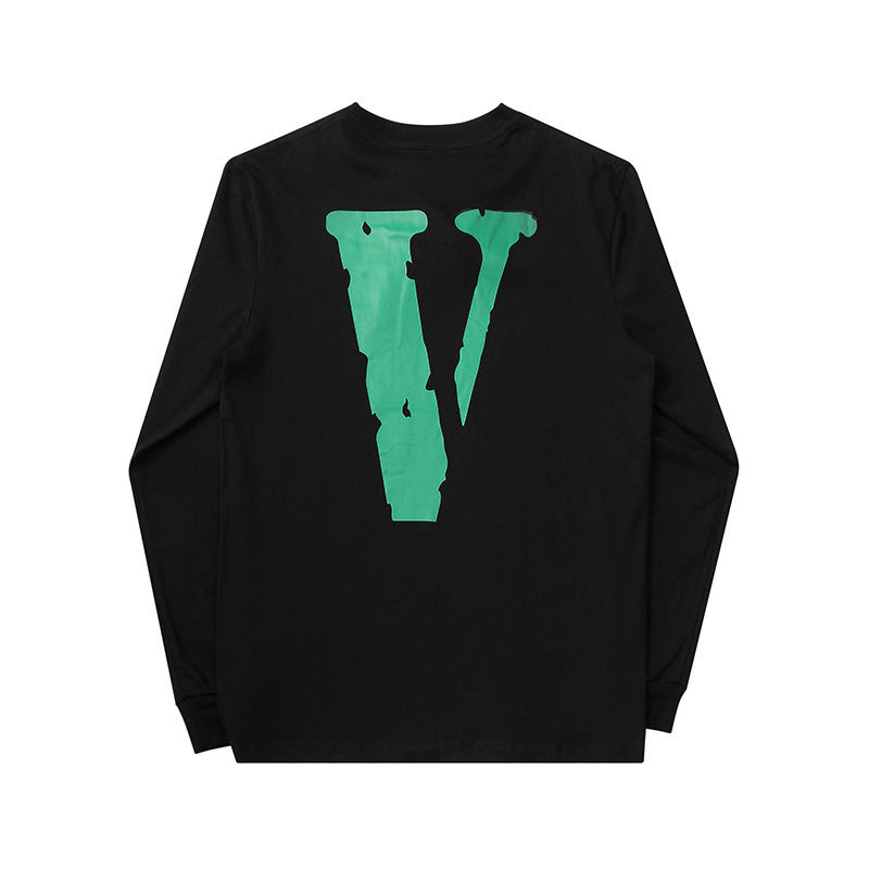 Vlone Sweatshirt Printed Long Sleeve T-Shirt Round-Neck Pullover
