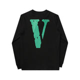 Vlone Sweatshirt Printed Long Sleeve T-Shirt Round-Neck Pullover