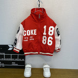 Toddler Boys Jackets Children's Clothing Boys' Jacket Spring Baseball Uniform