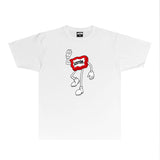 Ice Cream Running Dog T Shirt Loose Printed Audio Rap T-shirt