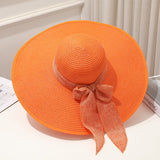 Big Hats Straw Hat Summer Beach Hat Sun Hat Sun Protection Women's Sun Hat