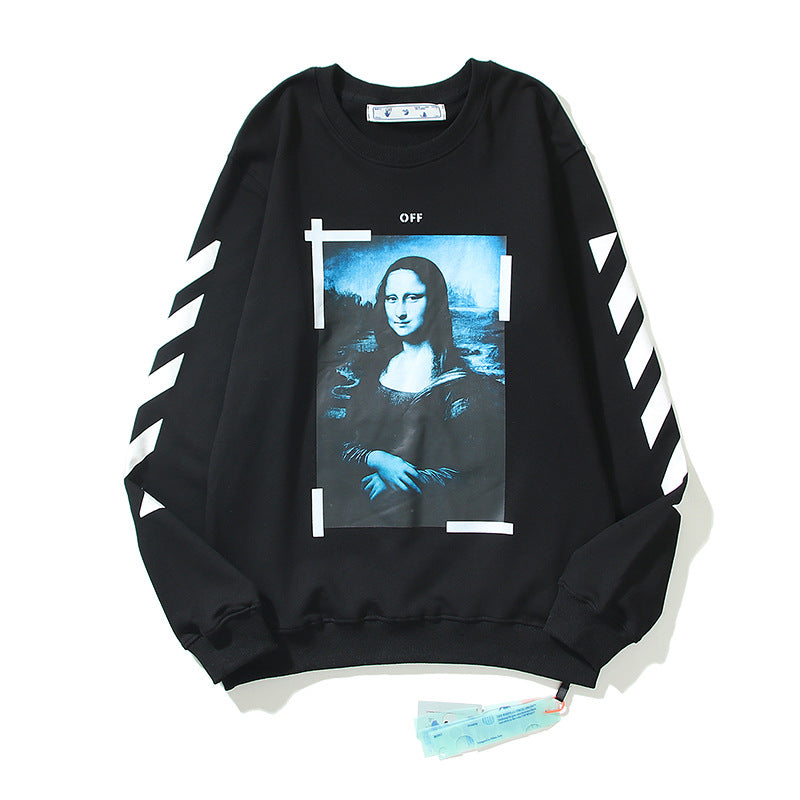 Off White Sweatshirts Autumn And Winter Off Arrow Loose Men'S Women'S Pullover Coat
