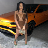 Music Festivals Rave Outfits Dress Summer Women's Slim Dress