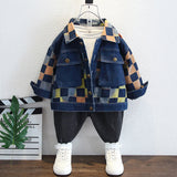 Toddler Boys Jackets Boys' Spring and Autumn Denim Coat Jacket