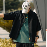 Men Shirts Summer Short Sleeve Shirt Men's Loose Casual