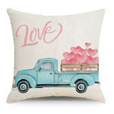 Valentine's Day Pillow Covers 4 Piece Random Styles Together, Love Festival Home Pillow Cushion Cover