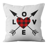 Valentine's Day Pillow Covers 4 Piece Random Styles Together, Holiday Home Gift Pillow Cushion Cover