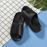 Mens Slide Summer Slippers Men'S Shoes Sesame Street Graffiti Casual Slippers