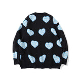 Men Sweater Men's High Street Fashion Brand Loose round Neck Sweater