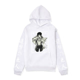 Anime Hoddies Autumn and Winter Fleece-Lined Hoodie Sun Man Attack on Titan Series Hoodie