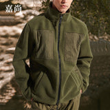 Baja Hoodie Retro Patchwork American Coat