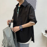 Men Shirts Short Sleeve Shirt Half Sleeve Shirt
