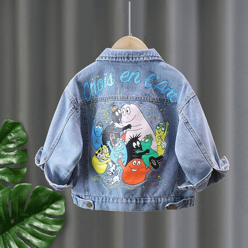 Toddler Boys Jackets Boys' Denim Jacket Spring Clothing Top