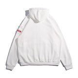 Man Fall Outfis Autumn Leisure Loose Tup Cardigan Multi-Pocket Hooded Street Sweater