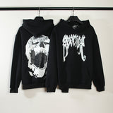 Revenge Hoodie Hip Hop Rock Skull Printed Hoodie Hoodie