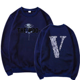 Vlone Sweatshirts Round Neck Sweater Printed Men'S And Women'S Loose