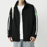 Men Hoodie Spring and Autumn Heavy Japanese Wide Version Tup Cardigan Stand Collar Sweater