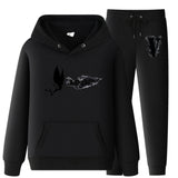 Vlone Hoodie & Pants 2 Piece Set Hooded Suits Men'S Casual