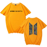 BTS Proof T Shirt Women's Clothing Summer round Neck Short Sleeves Cotton T Casual