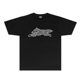 Ice Cream Running Dog T Shirt Loose Printed Audio Rap T-shirt