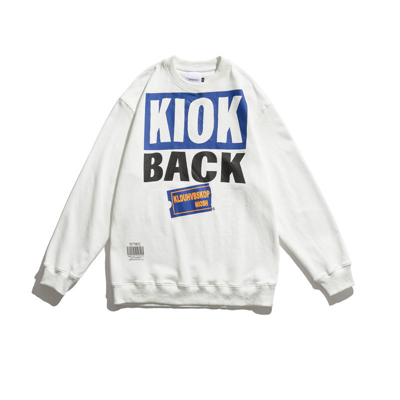 Crew Neck Sweatshirts for Men Men's Autumn Long-Sleeved Sweater Men's Loose Casual