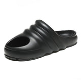 Mens Slide Plus Size Slippers Summer Men'S Casual Hole Shoes Outdoor Beach