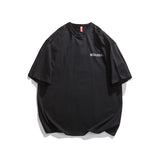 Men T Shitrs Reflective Irregular Pattern Print Round Neck