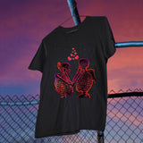 Valentine's Day T Shirts Couples Autumn Printed Loose Short Sleeve Women's T-shirt