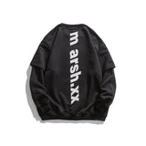 Crew Neck Sweatshirts for Men Men's Clothing Autumn Printed round Neck Short Sleeve Hoodie Male Student Pullover